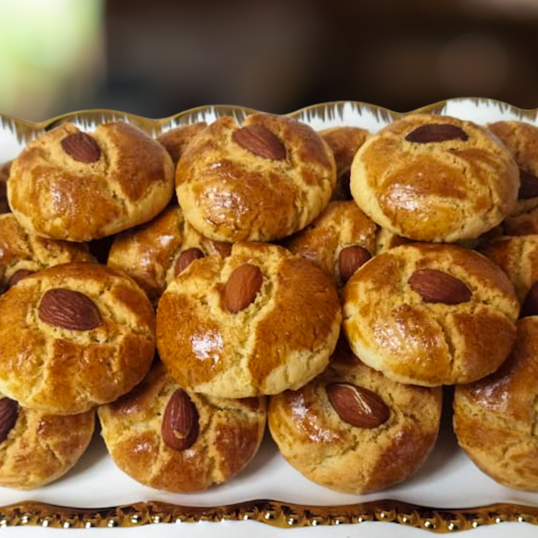 Moroccan Cookie "Ghriba" dish