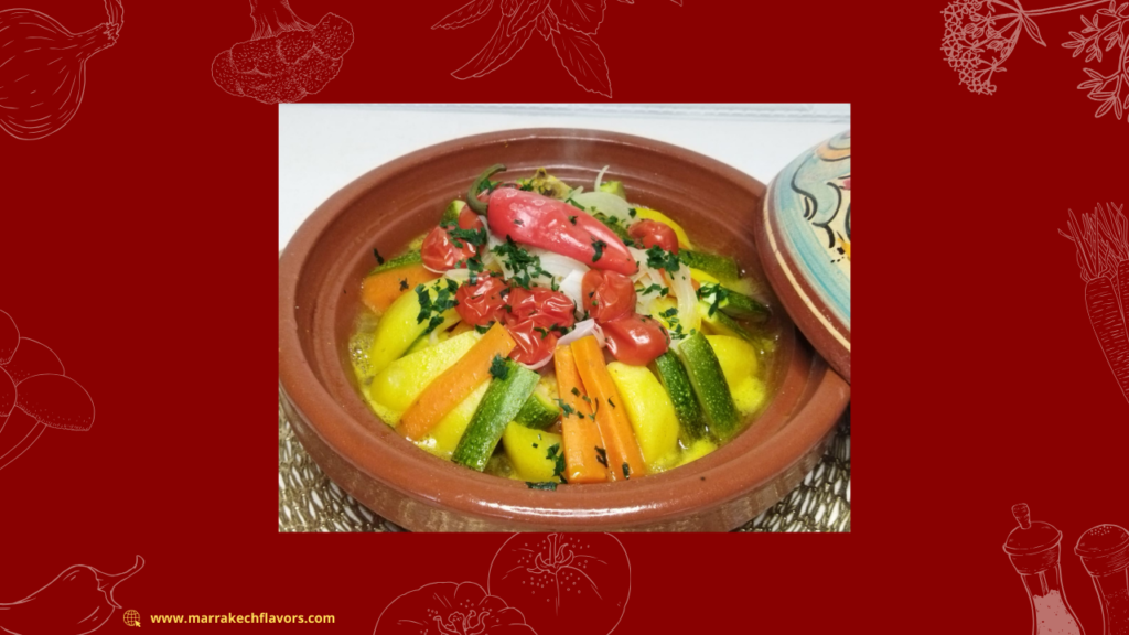 Moroccan Chicken and Vegetable Tajine.