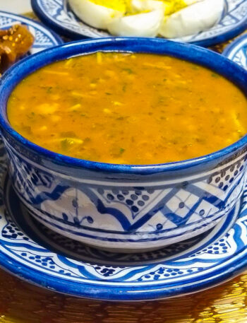 Moroccan harrira soup